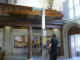 Sanierung der "Lötzerich" Orgel in St. Crescentius (Foto: Karl-Franz Thiede)